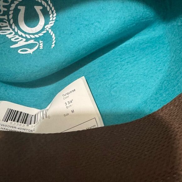 Charlie 1 Horse Turquoise White Sands Felt Hat size M - Picture 6 of 12